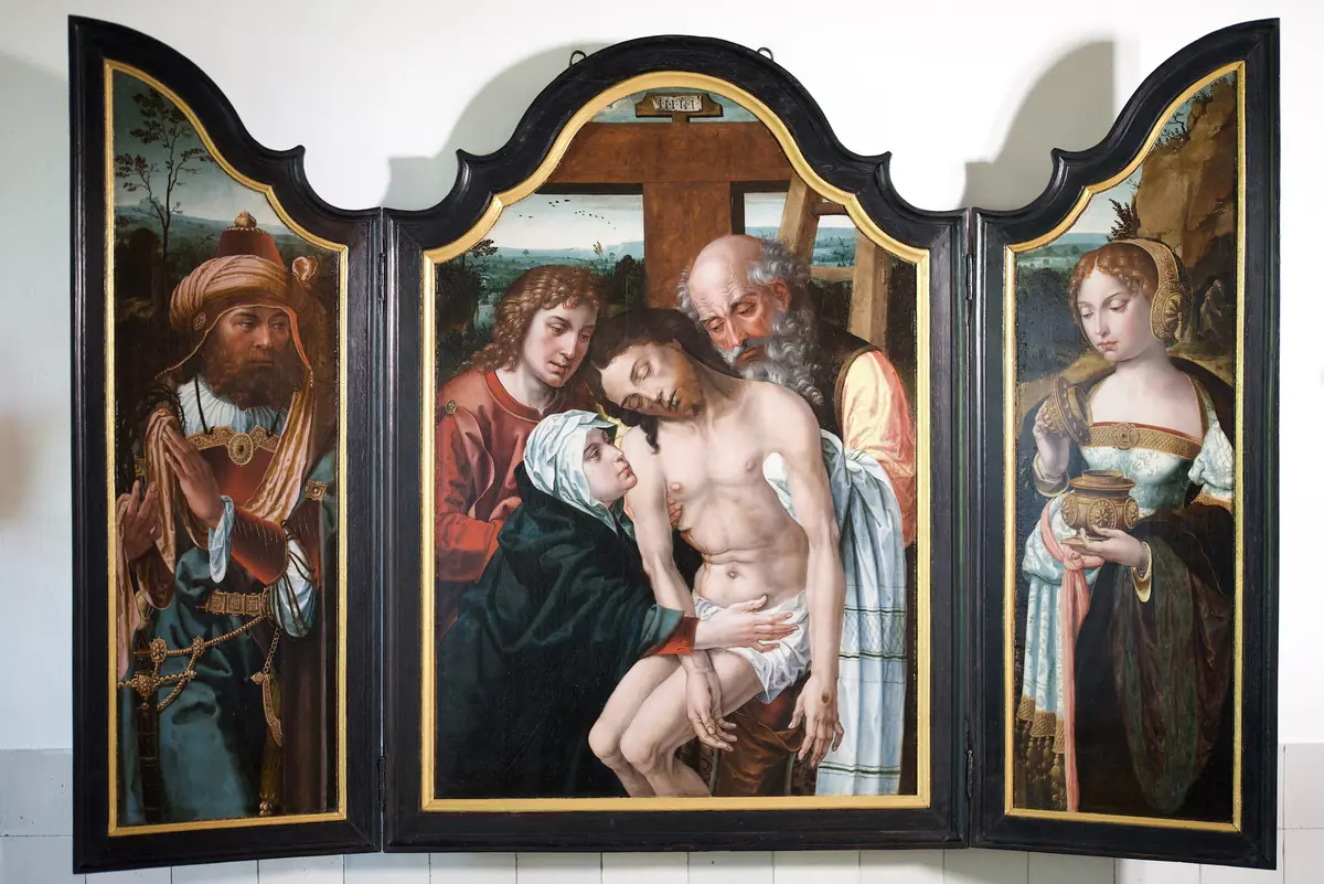 Die Kreuzabnahme (ca. 1530) — Museum Ons' Lieve Heer op Solder, Amsterdam