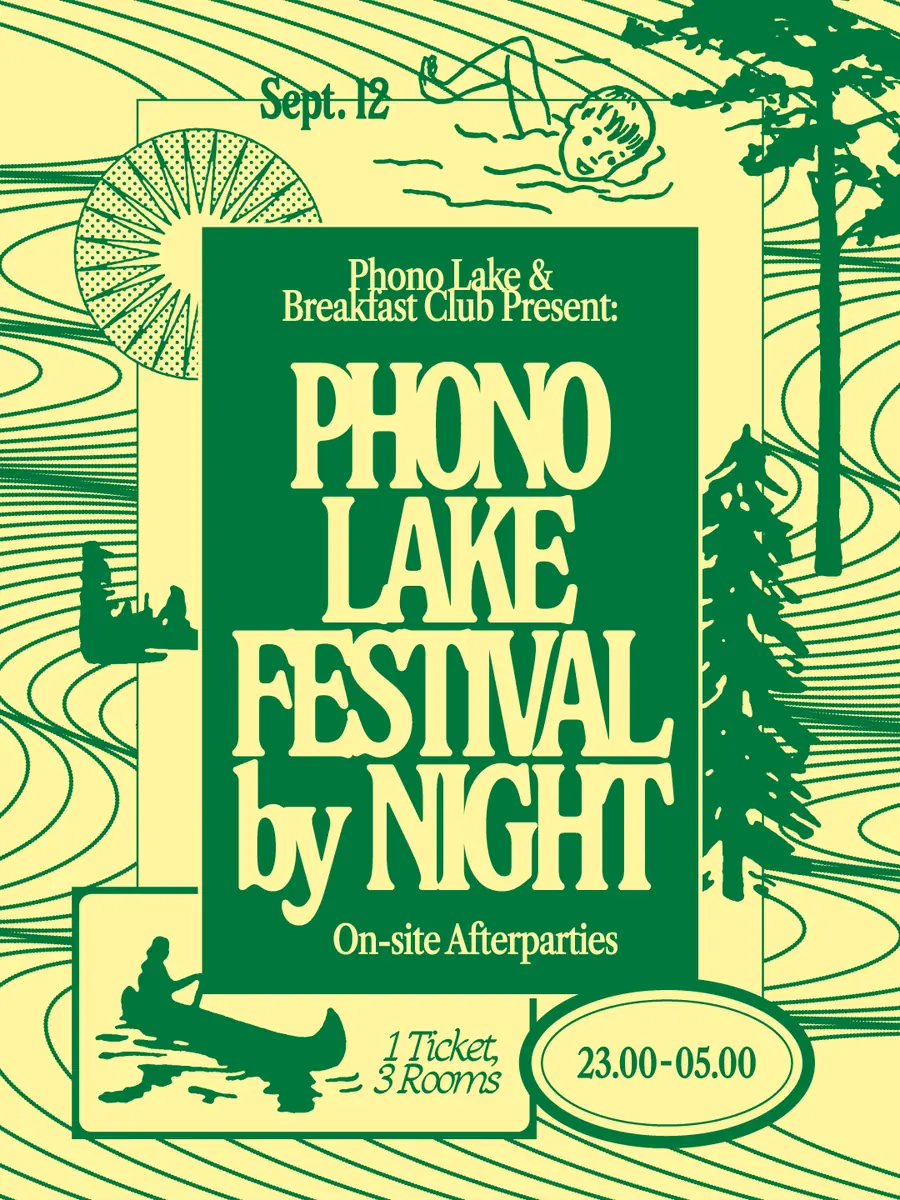 Phono Lake Festival By Night - On-site Afterparties — Phono Lake, Amsterdam