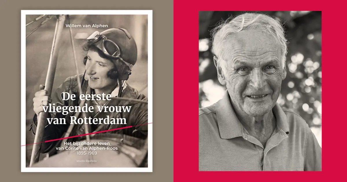 Die erste fliegende Frau Rotterdams — Boekhandel Donner, Rotterdam
