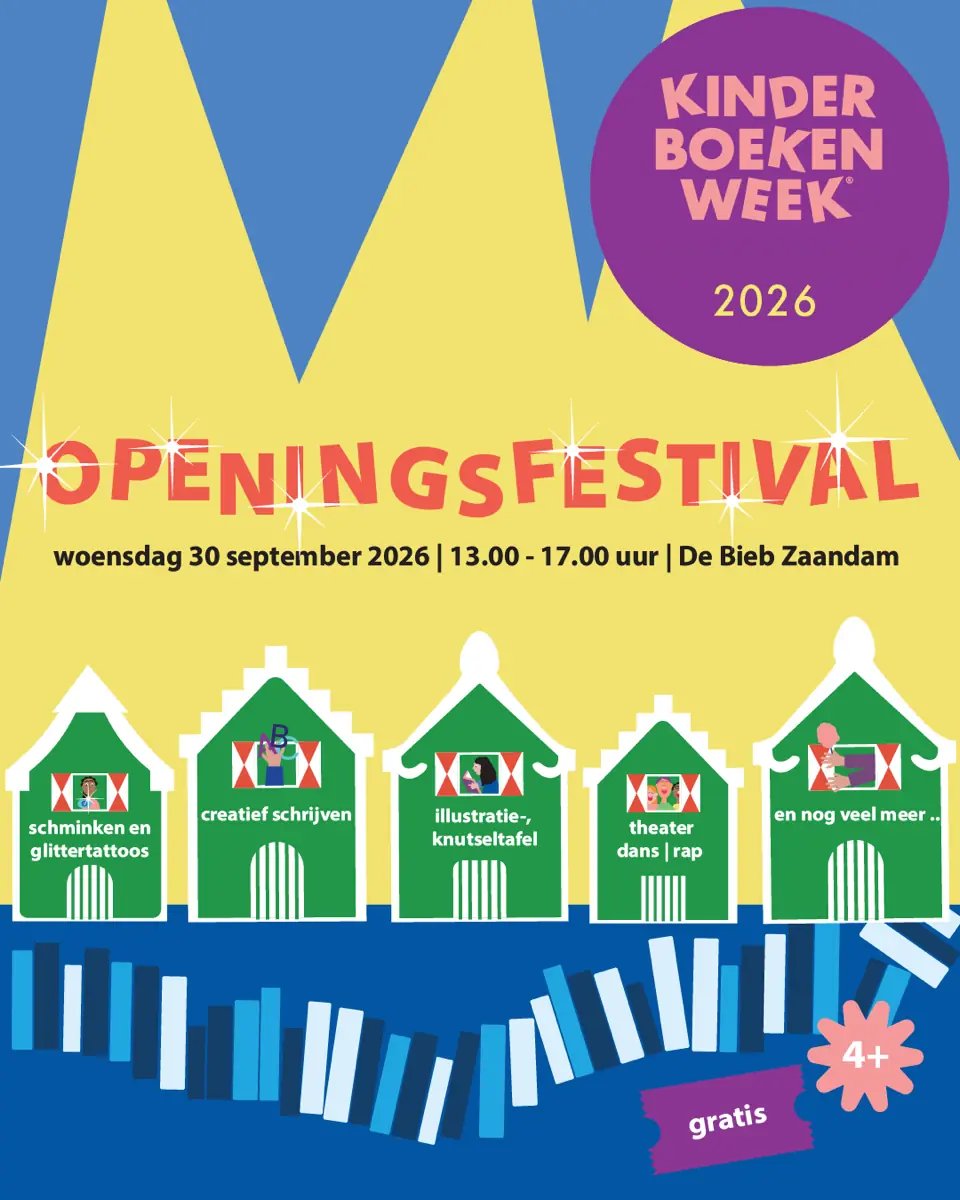 Openingsfestival Kinderboekenweek — De Bieb Zaandam, Zaandam