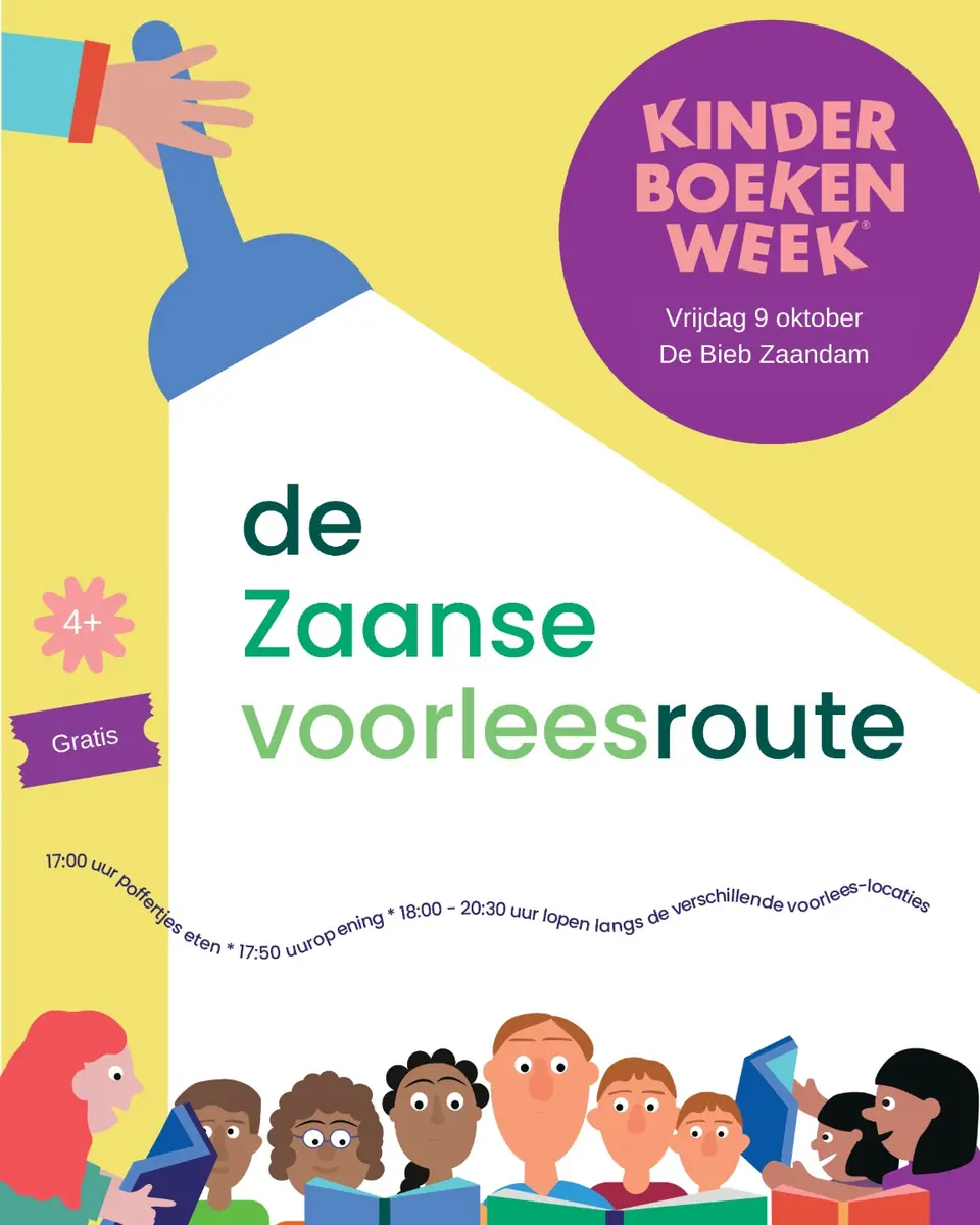 De Zaanse Voorleesroute — De Bieb Zaandam, Zaandam