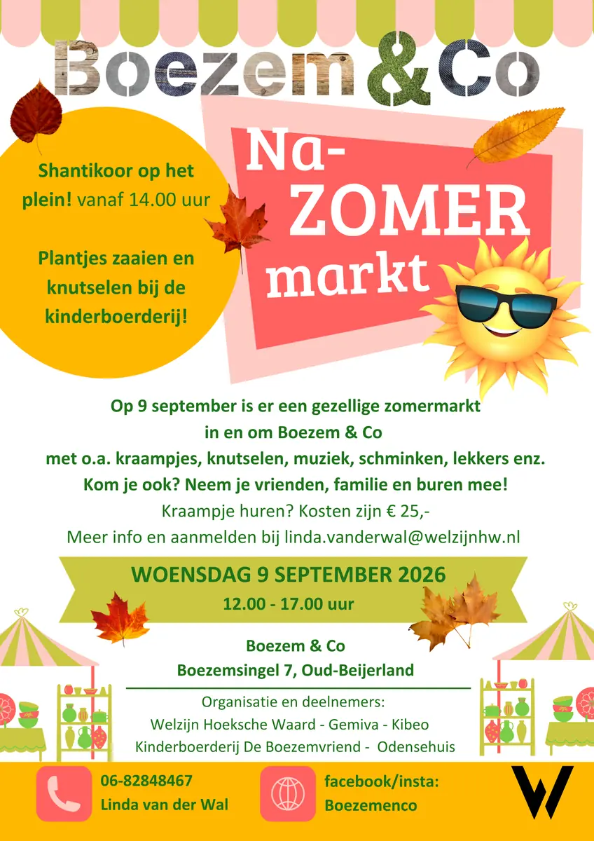 Nach-Sommermarkt Boezem & Co — Multifunctionele Accommodatie Boezem&Co, Oud-Beijerland