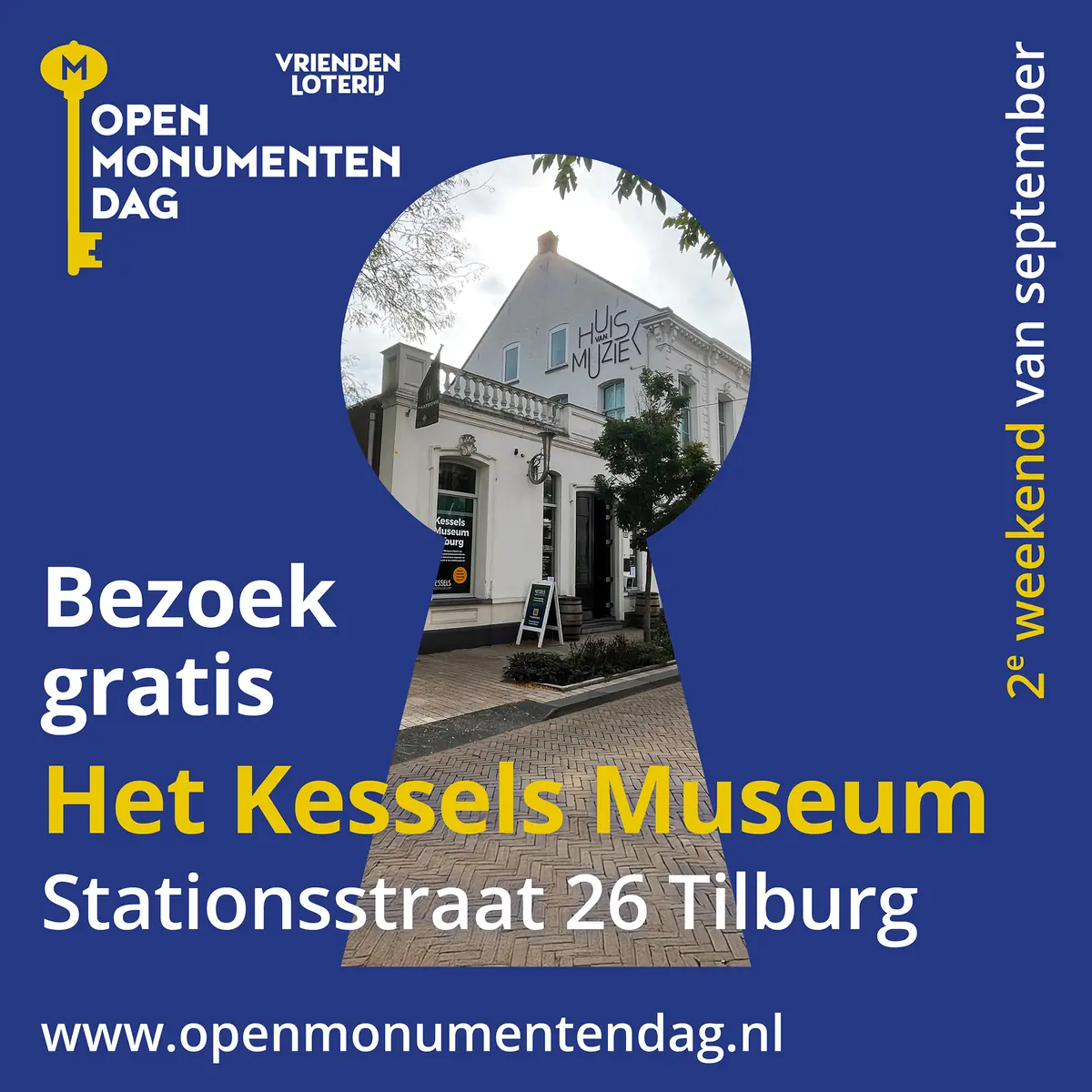 Open Monumentendagen im Huis van Muziek: kostenlose Musik, Workshops und Führungen — Kessels Museum, Tilburg