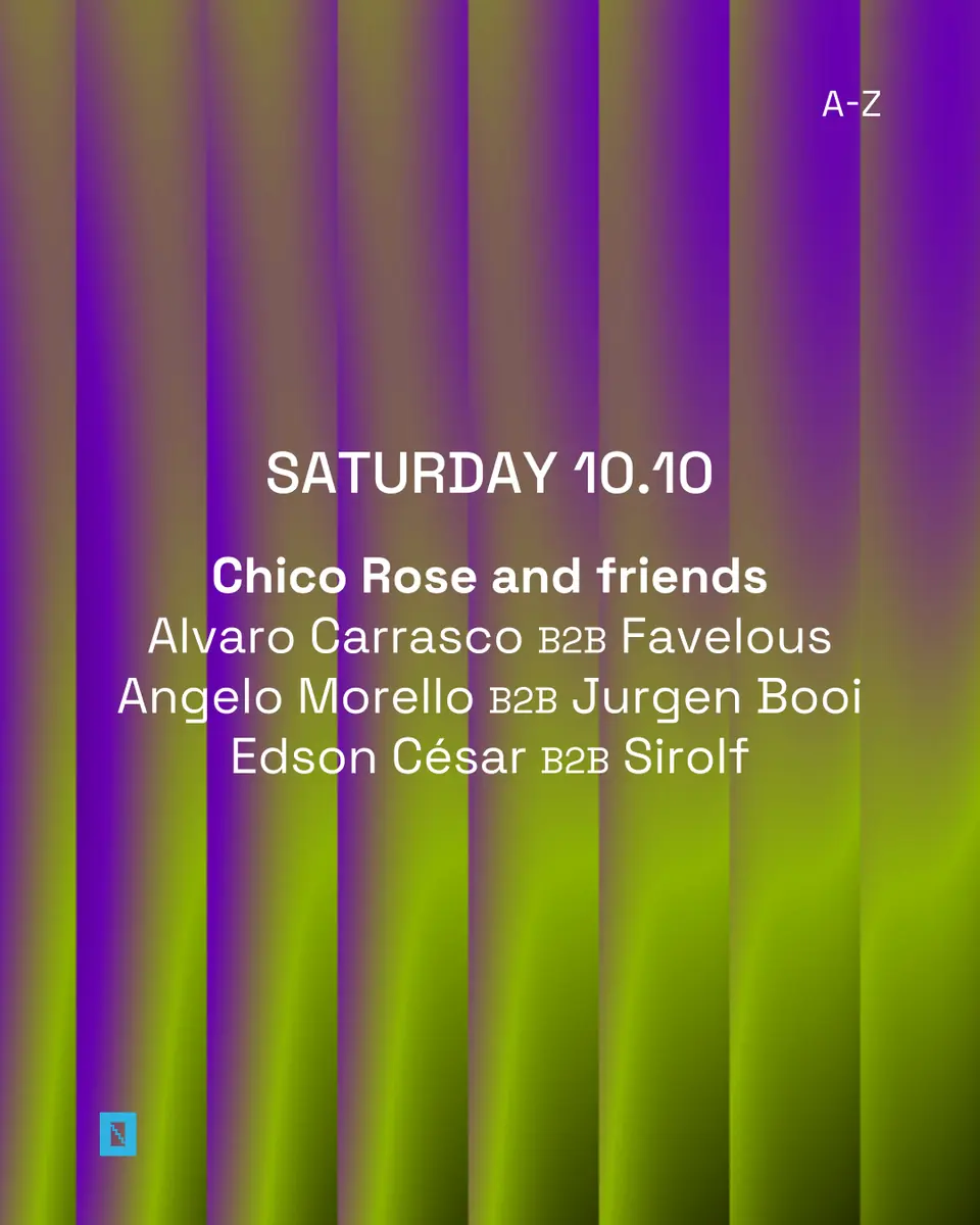 TOFFLER presents Chico Rose and friends — Toffler, Rotterdam