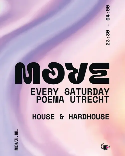 Move · Eröffnungsparty — Poema, Utrecht