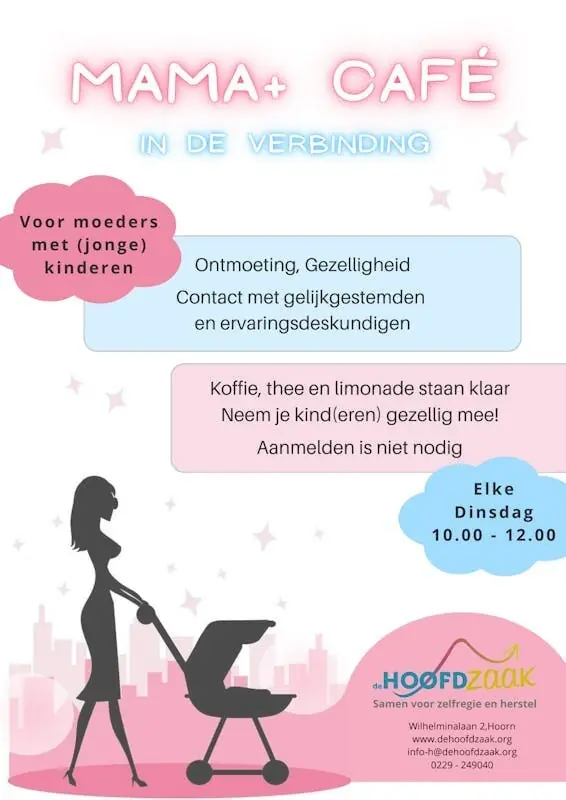 Kaffee und Austausch im Mama+ Café — De Hoofdzaak, Hoorn