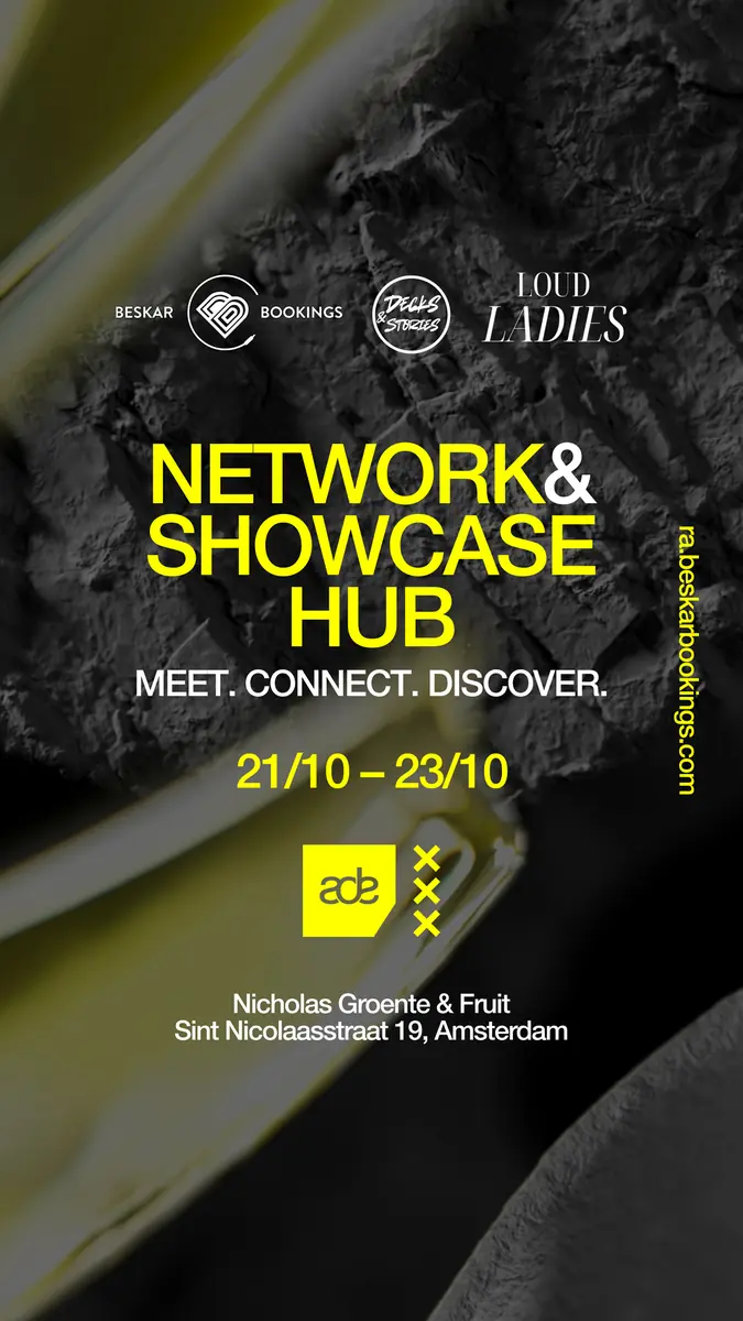 ADE Network Hub by Beskar Bookings, Decks & Stories and Loud Ladies — Nicholas Groente & Fruit, Amsterdam