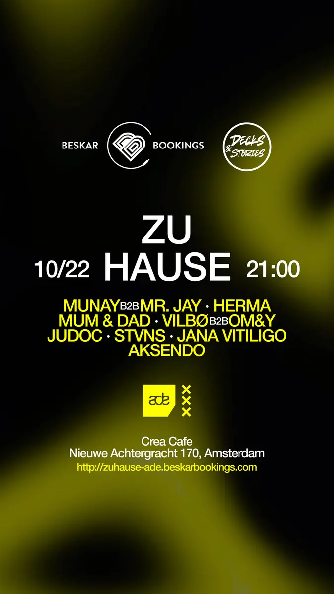 ZU HAUSE at ADE — CREA, Amsterdam