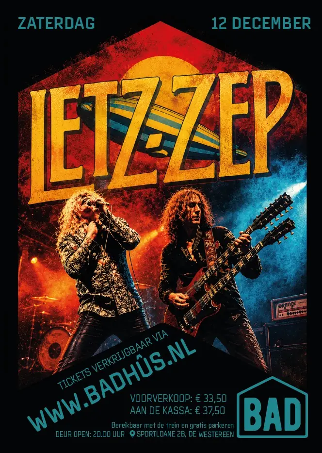 Letz Zep World Tour 2026 — Badhûs, De Westereen