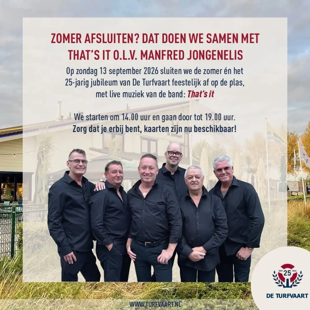 That's it live bei De Turfvaart — Jachthaven, Paviljoen De Turfvaart & Westpolderplas, Etten-Leur