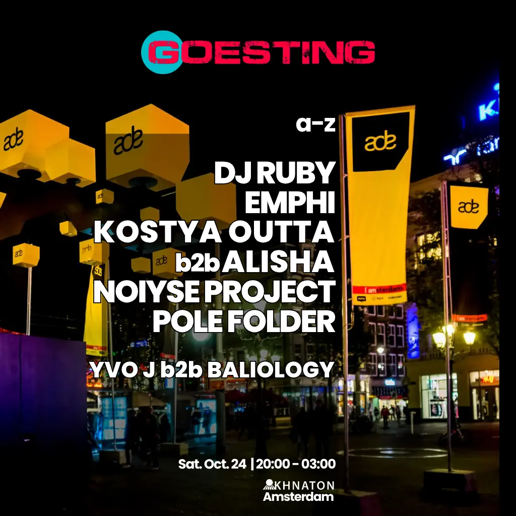 GOESTING ADE Showcase 2026 — Akhnaton, Amsterdam