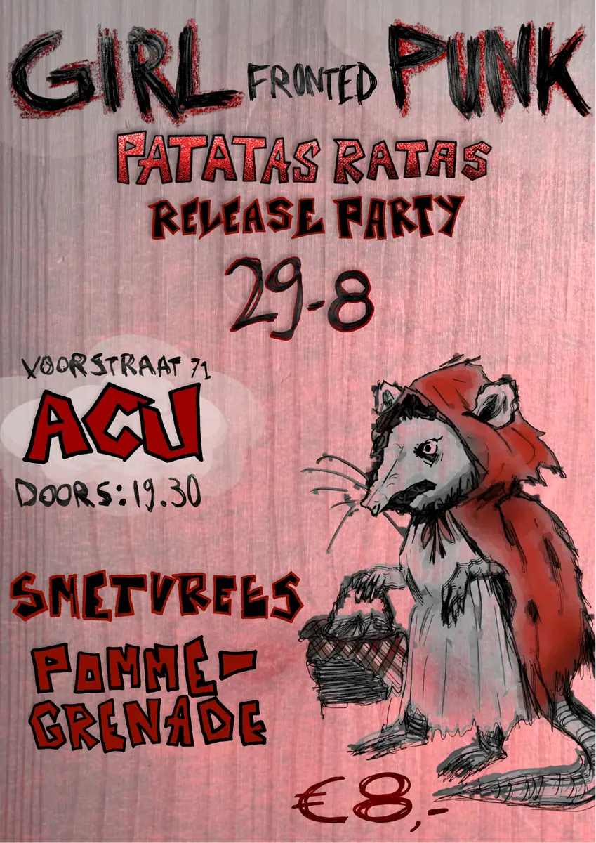 PATATAS RATAS - POMME GRENADE - SMETVREES — ACU, Utrecht