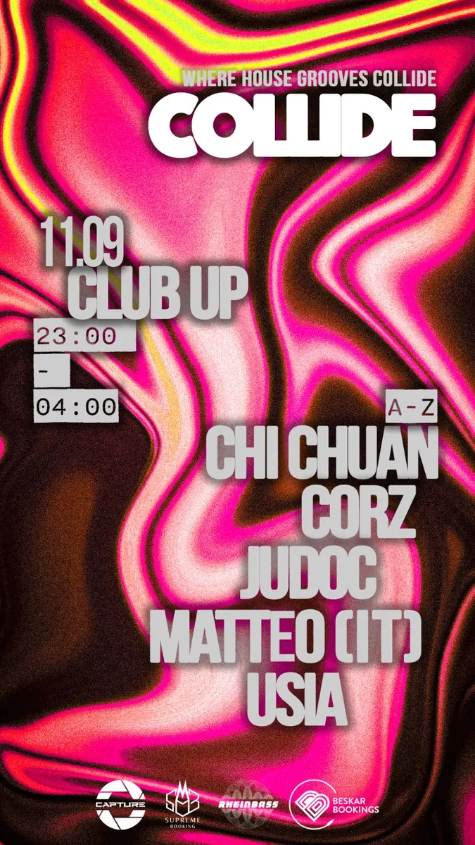 COLLIDE · Where house grooves collide — Up, Amsterdam