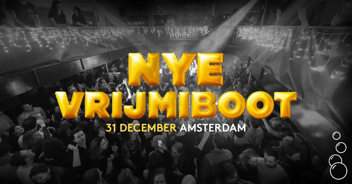 NYE Vrijmiboot — unspecified boat, Amsterdam