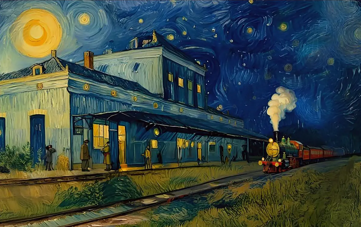 Dark Lights | Een audiovisuele Van Gogh beleving — Bibliotheek Hoogeveen, Hoogeveen