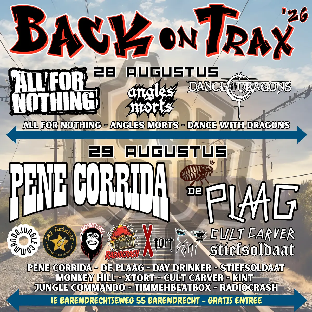 Back on Trax VRIJDAG — Poppodium De Beuk, Barendrecht