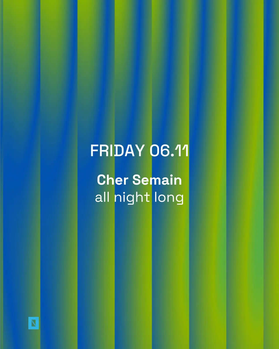 Toffler präsentiert Cher Semain die ganze Nacht — Toffler, Rotterdam