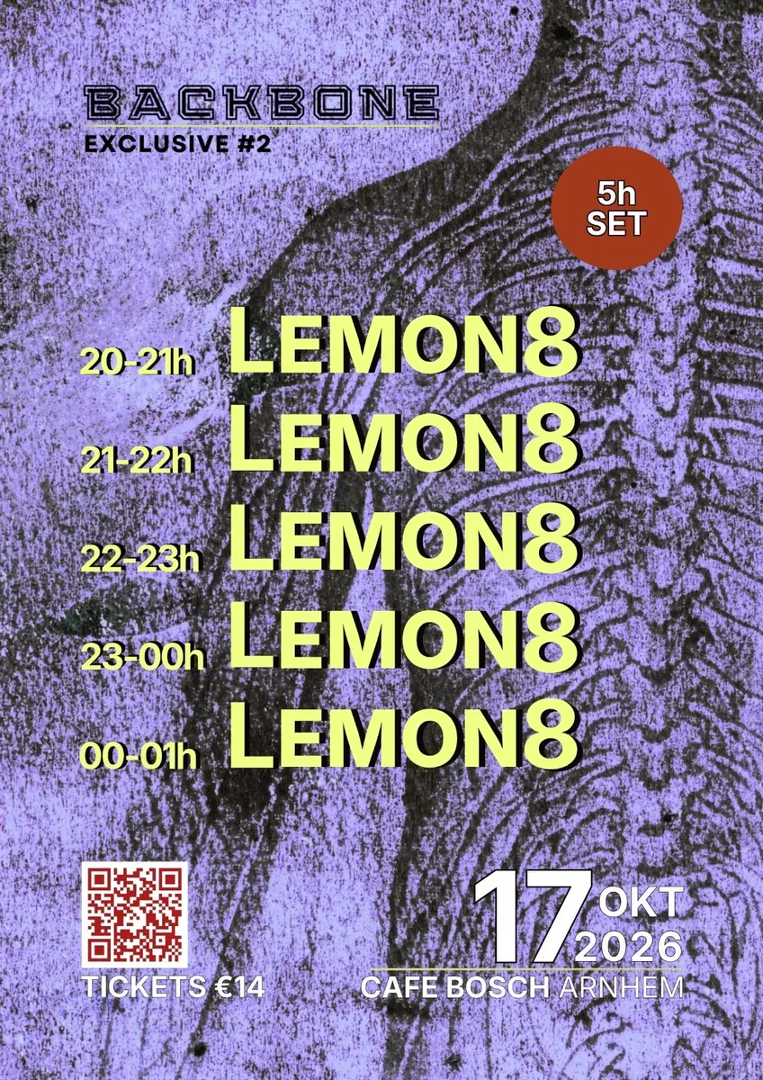 Backbone Exclusive #2: Lemon8 — Café bosch, Arnheim