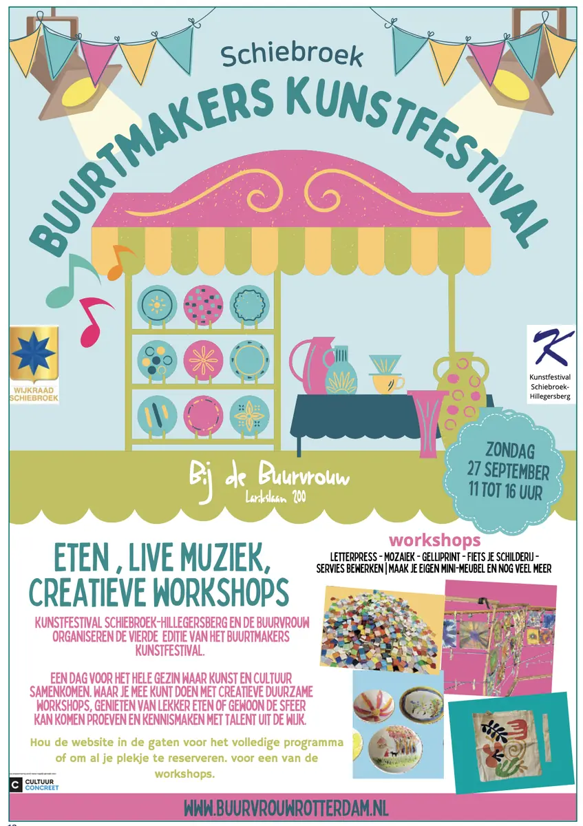 Buurtmakers Art Festival — De Buurvrouw Larikslaan, Rotterdam