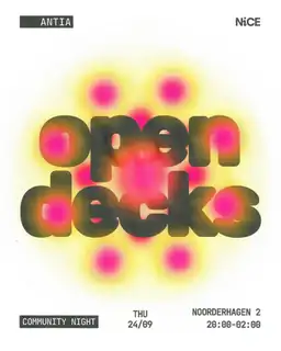 Community Night · Open Decks