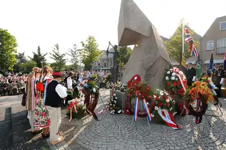 Gedenkveranstaltung zum Beitrag der 1. Polnischen Unabhängigen Fallschirmjägerbrigade zur Operation Market Garden