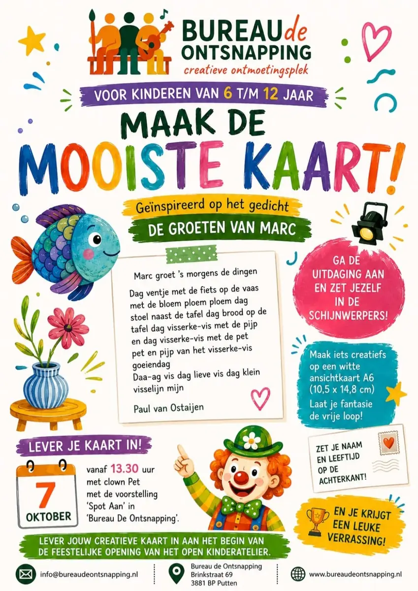 Festliche Eröffnung 'Open Kinderatelier' (6 bis 12 Jahre) — Putten