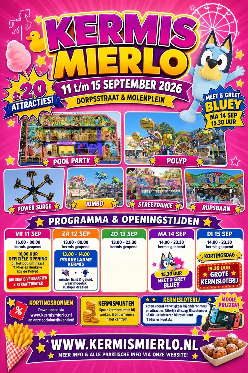 Kermis Mierlo 11 t/m dinsdag 15 september — Mierlo