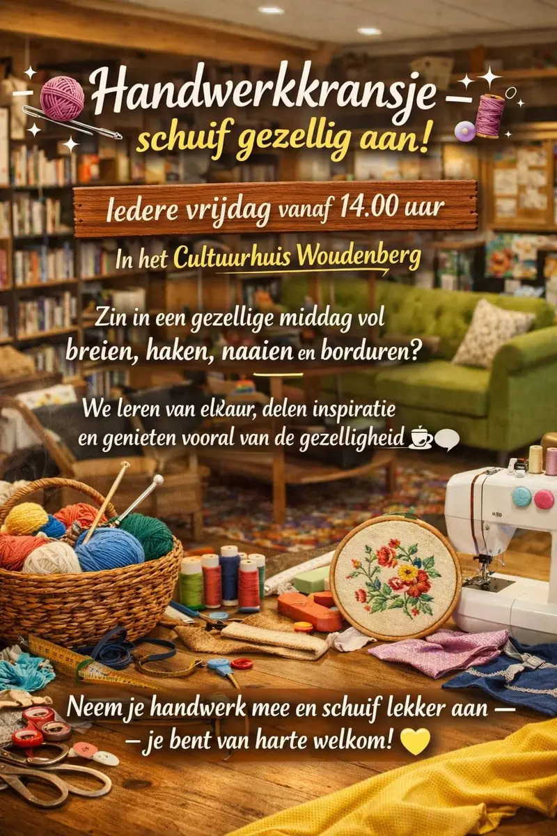 Handwerkkransje — Cultuurhuis, Woudenberg