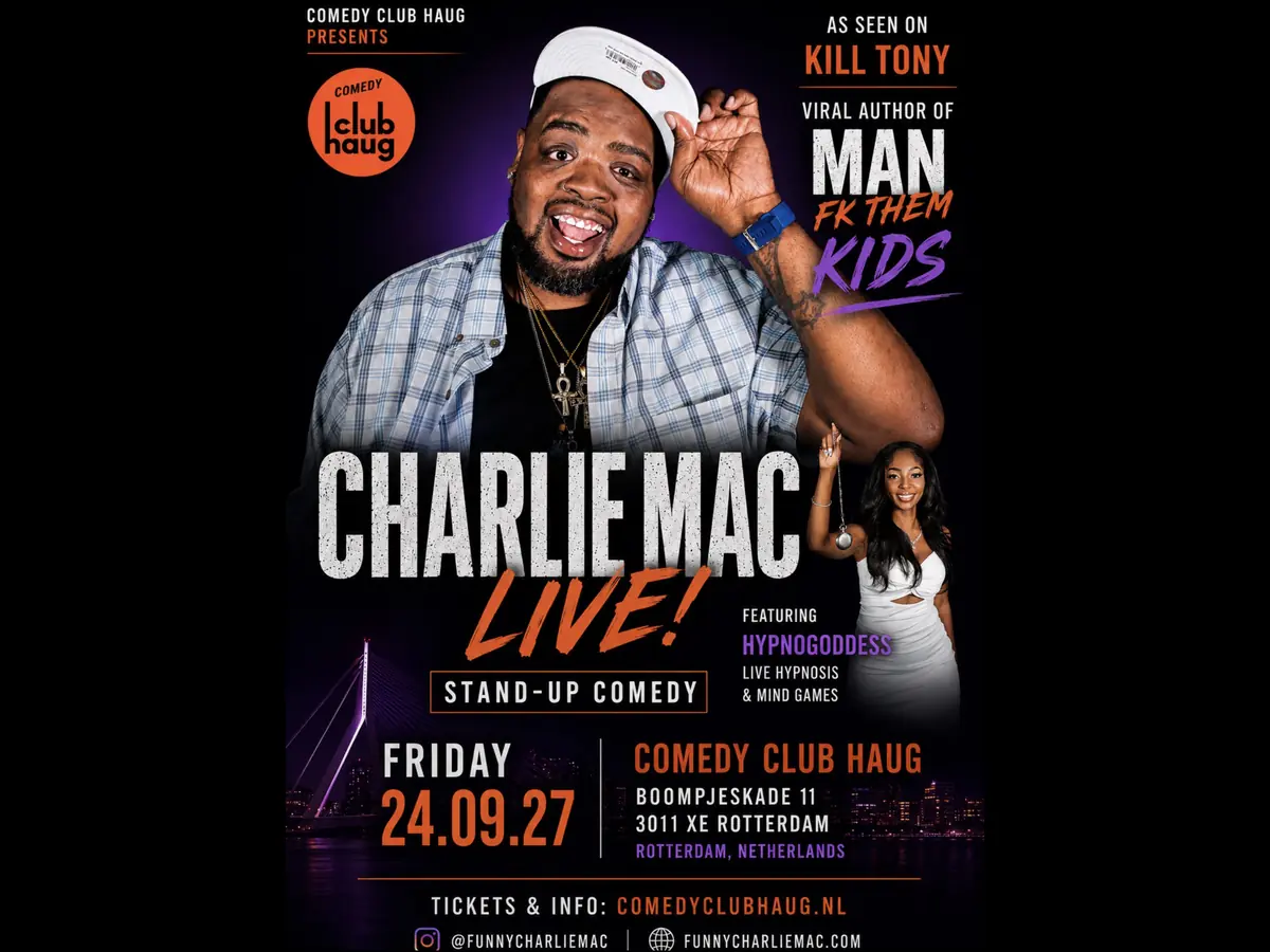 Charlie Mac — Comedy Club Haug, Rotterdam