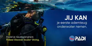 Leer ademen onder water bij ABC Dive