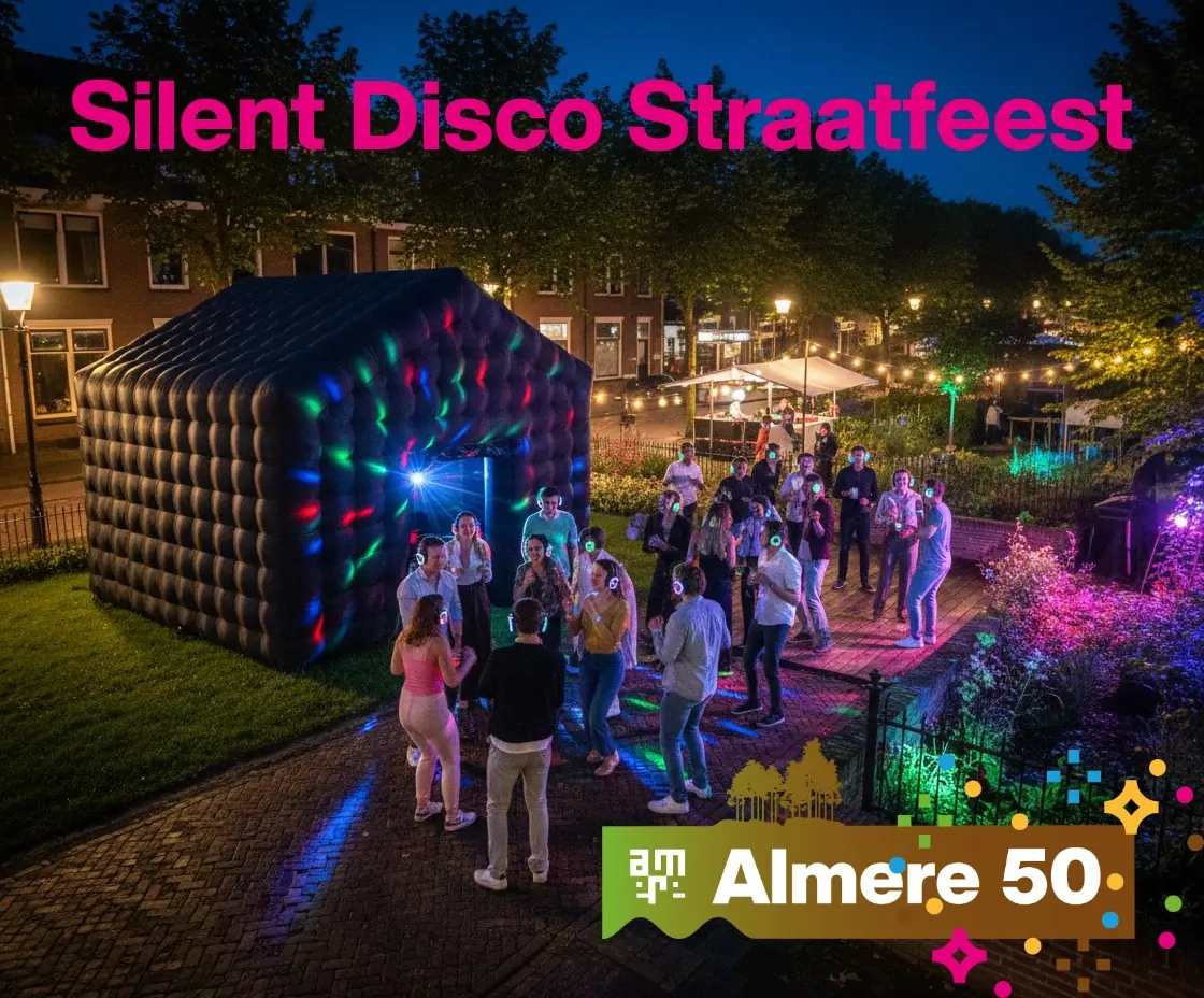 Silent Disco Street Festival Oosterwold — Robert Stirlingstraat, Almere