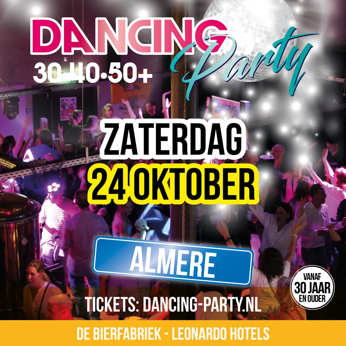 30, 40 und 50+ Dancing Party Almere — Koetsierbaan 2, Almere