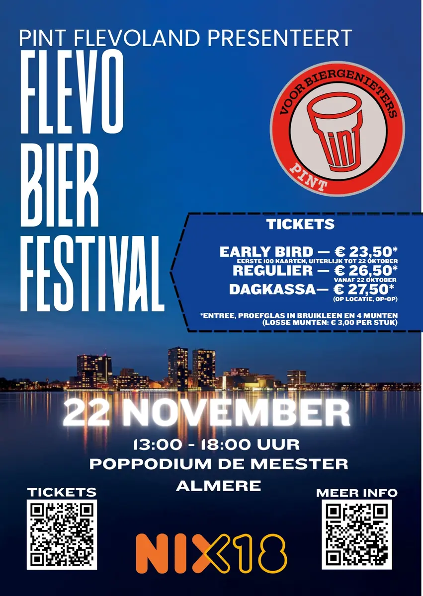PINT FlevoBierFestival 2026 — Almere