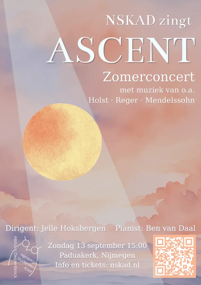 Sommerkonzert: NSKAD singt 'Ascent'! — Nimwegen