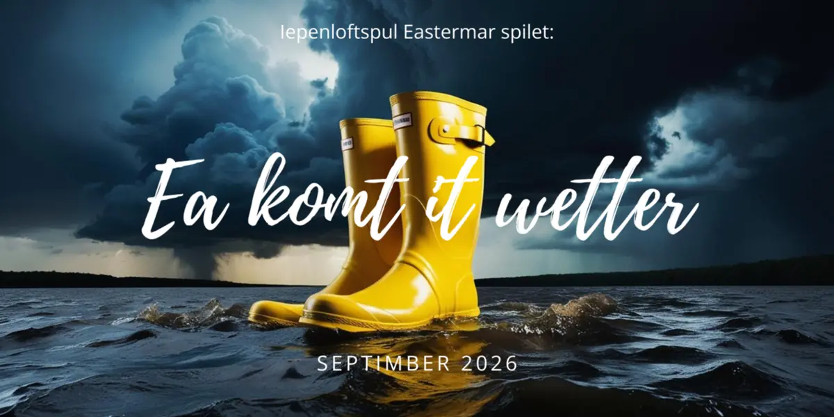 Iepenloftspul ‘Ea komt it wetter’ yn Eastermar — Eastermar