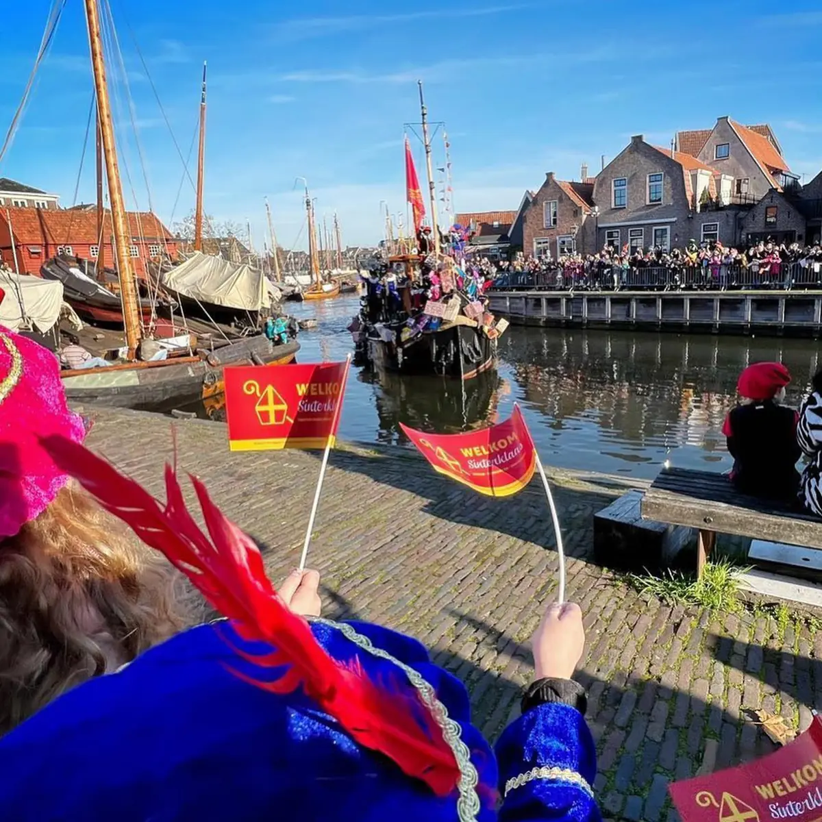 Sinterklaas Arrival in Spakenburg — Spakenburg