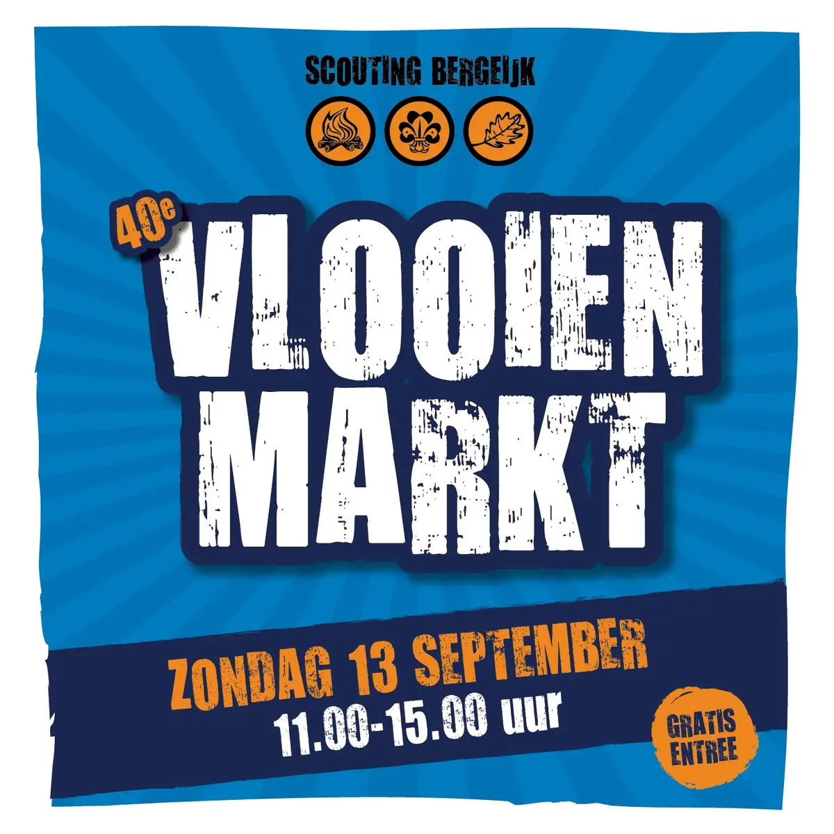 Flohmarkt Scouting Bergeijk - Sonntag 13. September — De Kattendans, Bergeijk