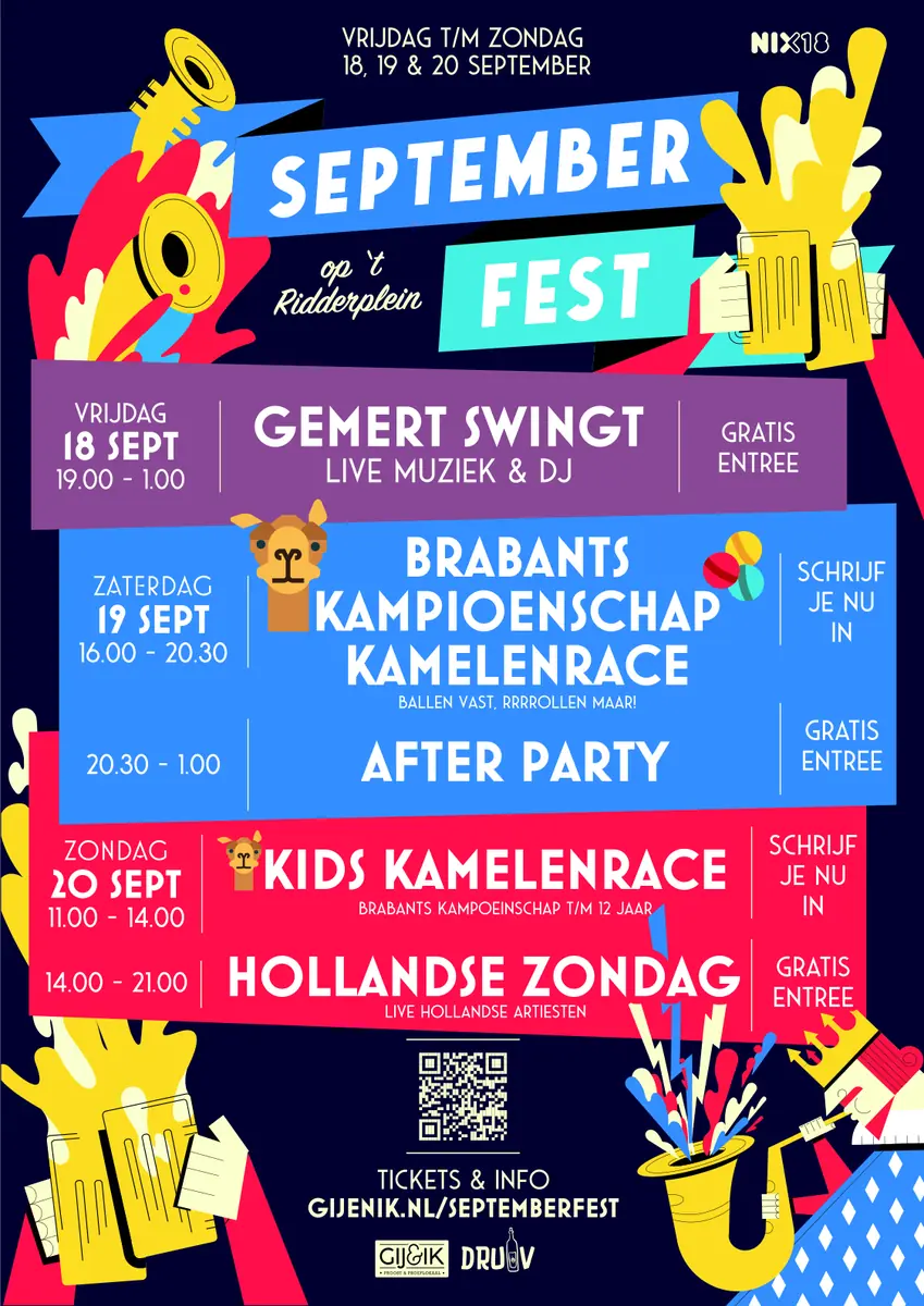Septemberfeesten auf dem Ridderplein in Gemert — Gemert