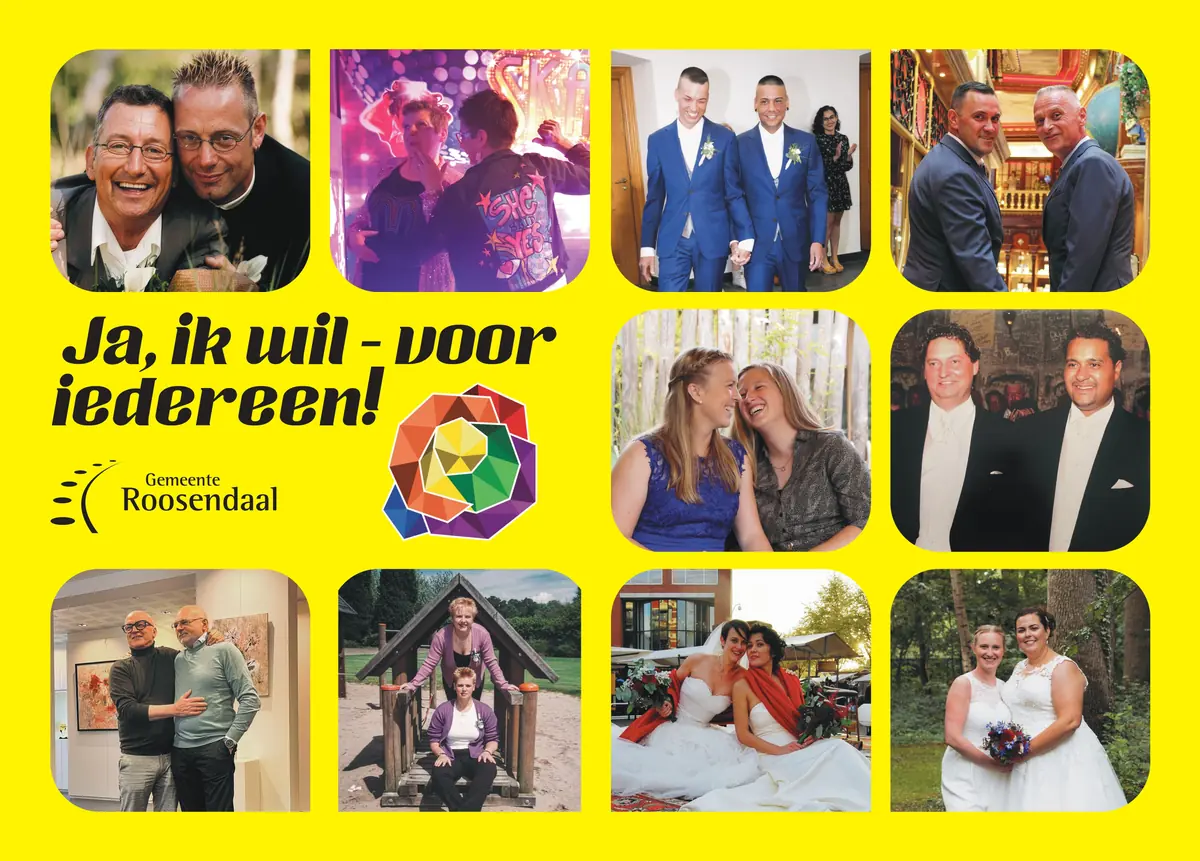 Photo Exhibition 'Yes, I Do - For Everyone!' — Markt 54a, Roosendaal