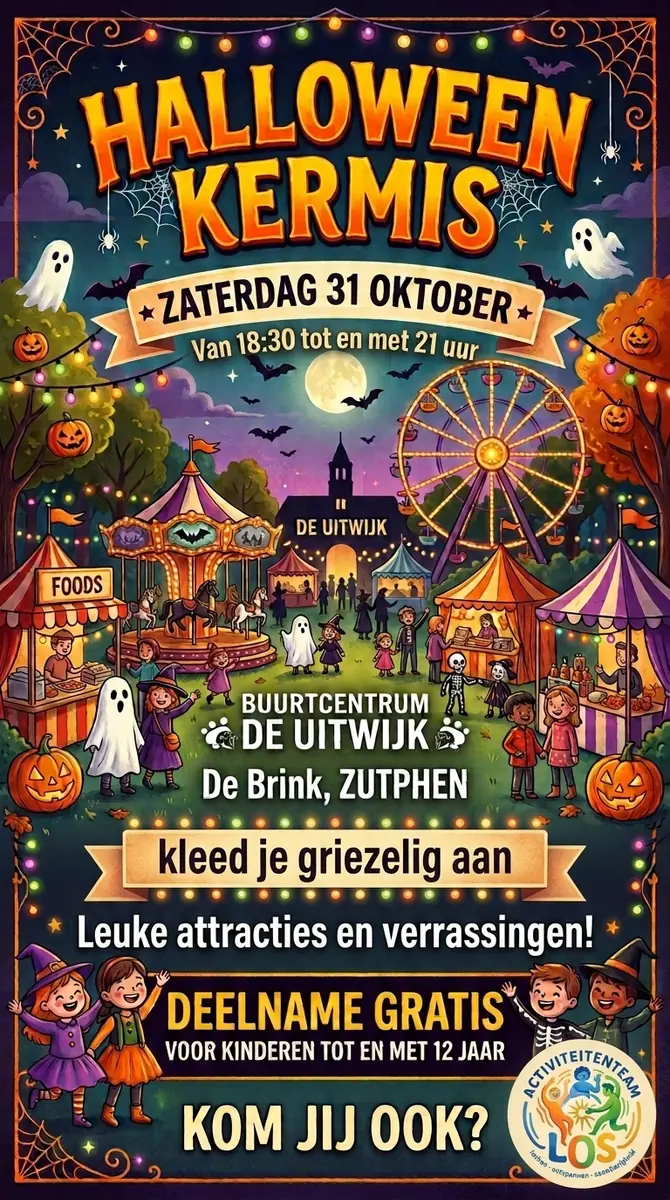 Halloween-Kinderkermis — De Brink 116, Zutphen