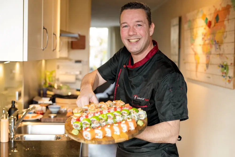 Von Japan zur Zaanse Schans: Sushi selber machen in einem historischen Mühlengebäude — Molenloods 4, Zaandam