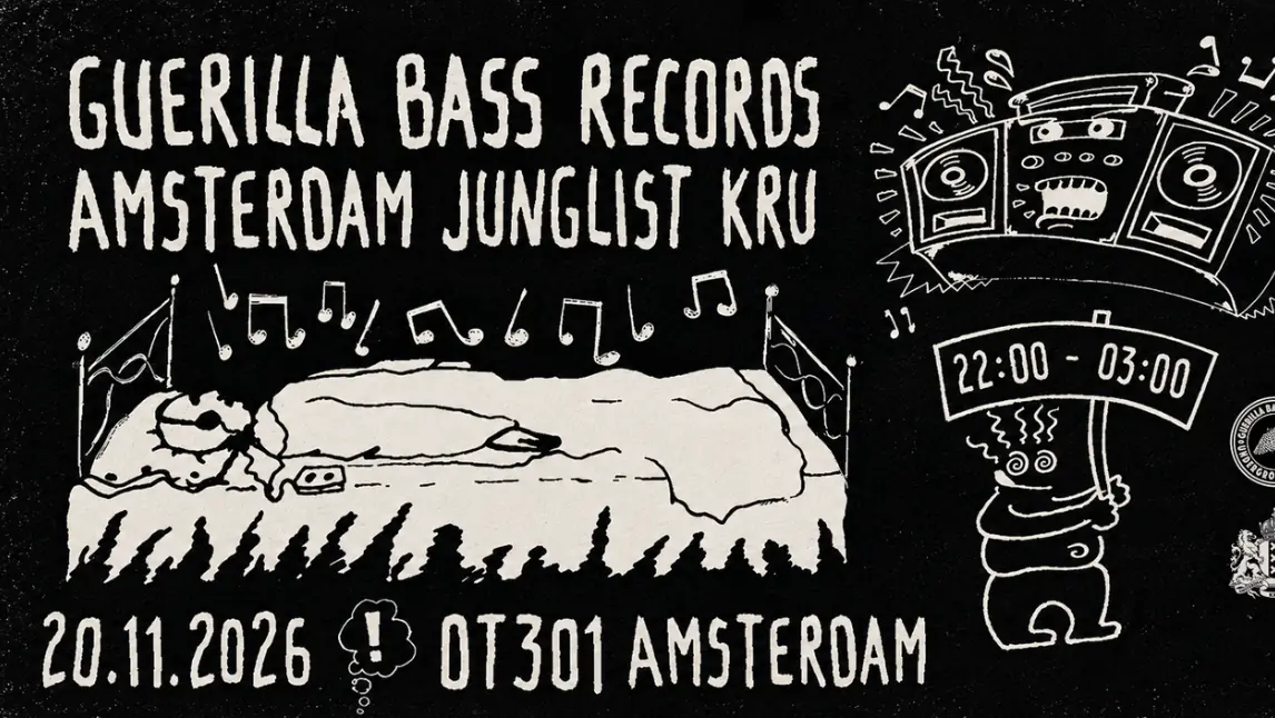 Amsterdam Junglist Kru X Guerilla Bass — OT301, Amsterdam