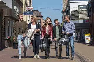 Einkaufssonntag im Zentrum von Winterswijk