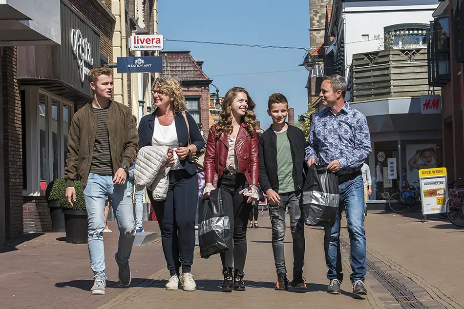 Einkaufssonntag im Zentrum von Winterswijk — Winterswijk