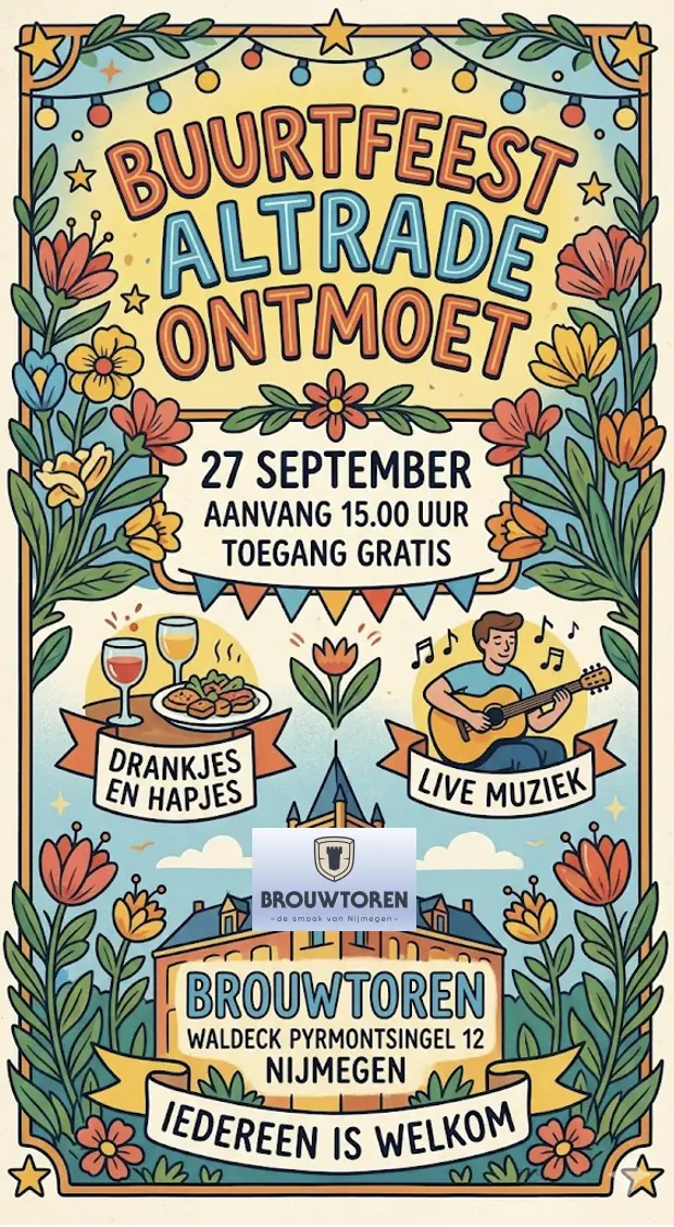 Altrade / Nijmegen Oost Nachbarschaftsfest — Waldeck Pyrmontsingel 12, Nimwegen