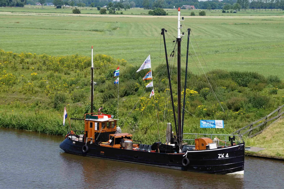 Tagesfahrt auf der ZK4 Albatros über das Reitdiep — Groningen