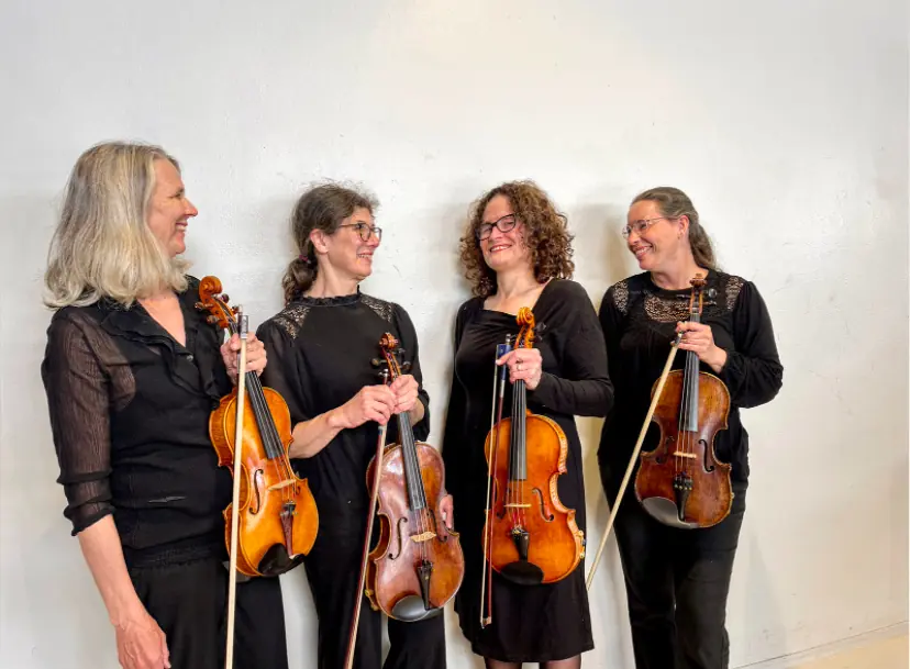 Bratschenquartett des Nordniederländischen Orchesters bei Eenrum Klassiek — Eenrum
