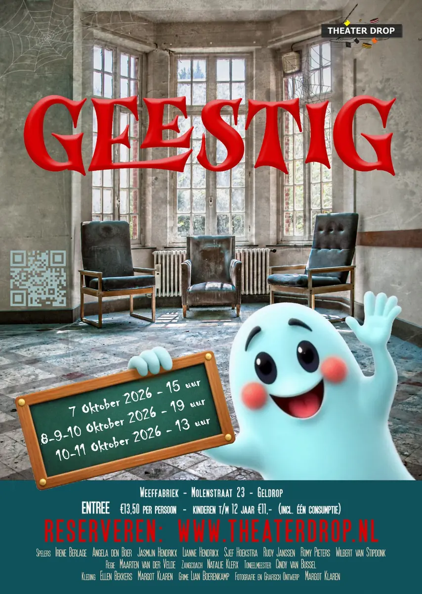GEESTIG - Ein Theaterstück von Theater Drop — Molenstraat 23, Geldrop