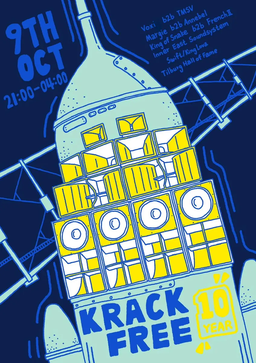 10yr KrackFree Soundsystem — Hall of Fame, Tilburg