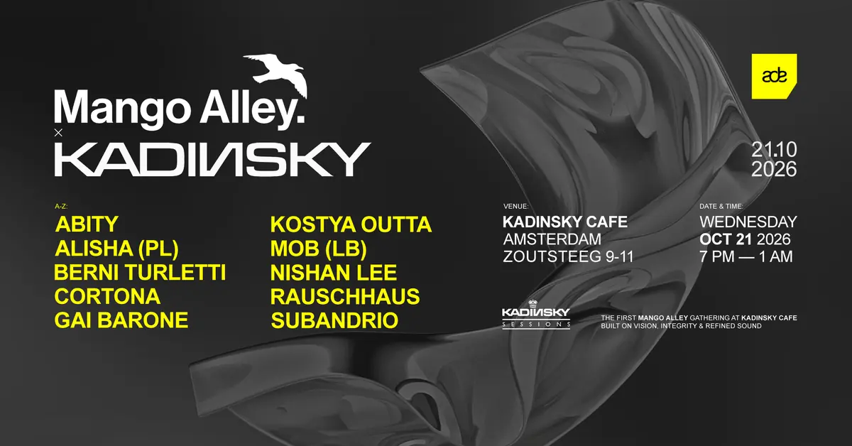 Mango Alley Label Showcase — Kadinsky Cafe, Amsterdam